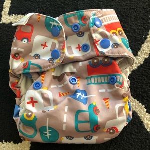 Simplex cloth diaper